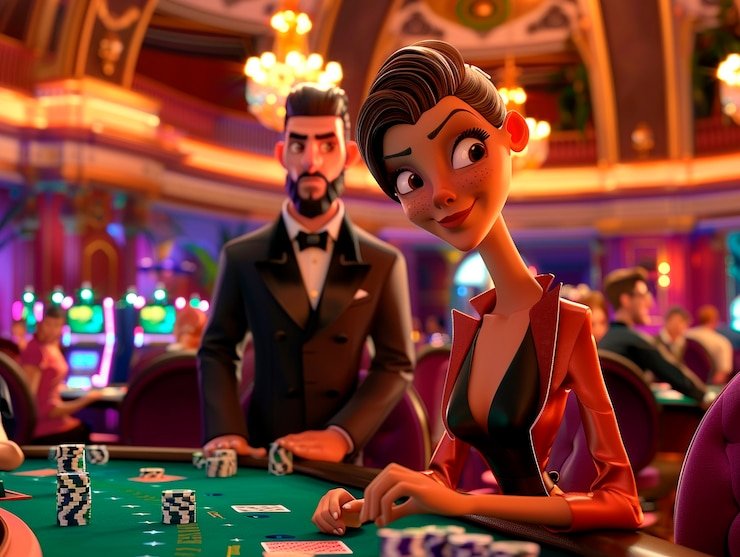 Free spins bonus feature animation